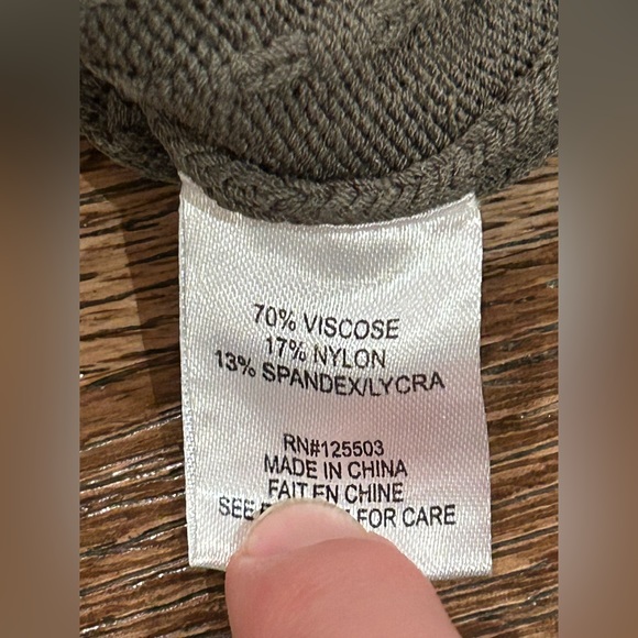 RONNY KOBO green knit v neck green dress bodycon medium - Picture 9 of 11